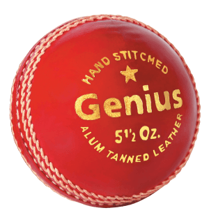 MRF Cricket Ball - Genius (Alam Tanned) Box of 12 - NZ Cricket Store